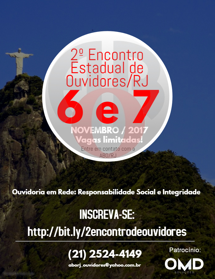OMD Soluções patrocina o 2º Encontro Estadual de Ouvidores/RJ